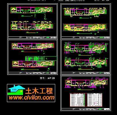 某天台花园环景观平面图免费下载 园林绿化及施工