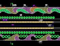 某道路入口绿化设计免费下载 园林绿化及施工